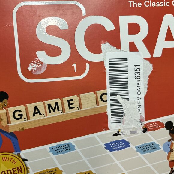 Scrabble Board Game, Classic Word Game For Kids Ages 8 and Up, Fun Family Game - Picture 8 of 8